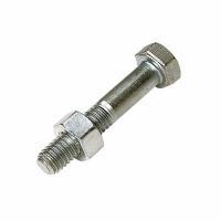 M6 x 40 Plated High Tensile Bolt & Nut