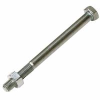 M10 x 100 Plated High Tensile Bolt & Nut