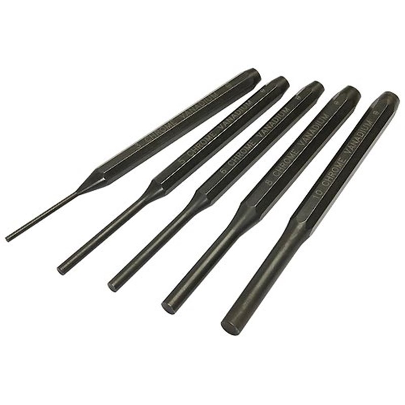 5 piece Chrome Vanadium Parallel Punch Set