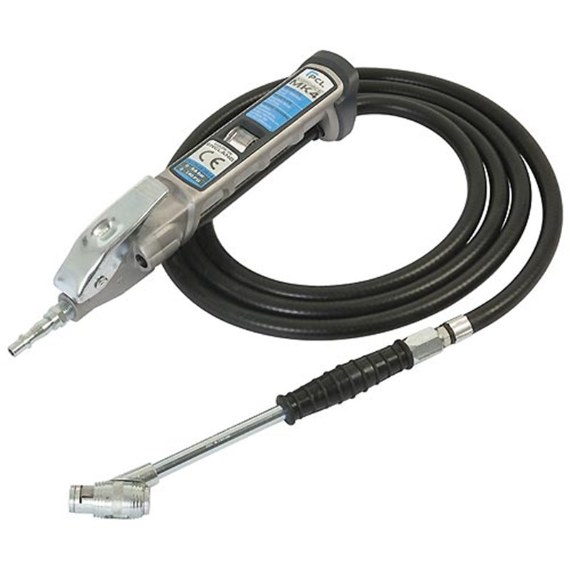 Heavy Duty Tyre Inflator c/w gauge and hose (2.7m)