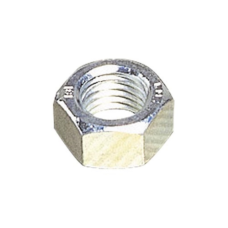 M6 Coarse Thread Hexagon Chamfer Nut (Pk 100)