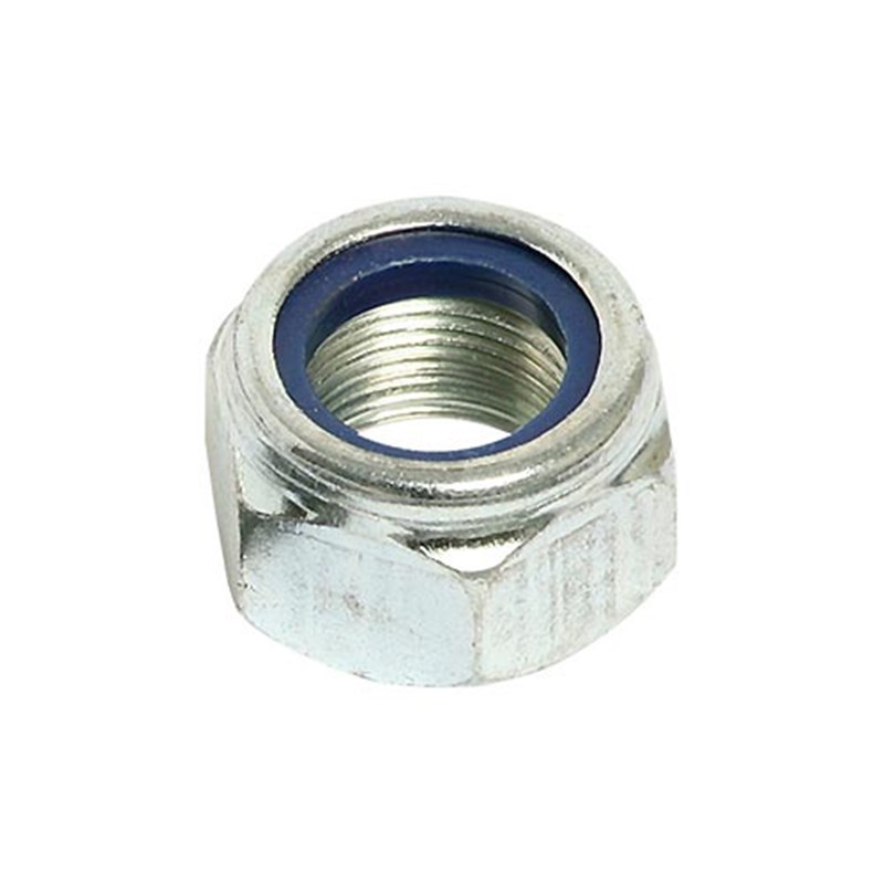 M5 Coarse Thread Hexagon Nylon Insert Nut (Pk 100)