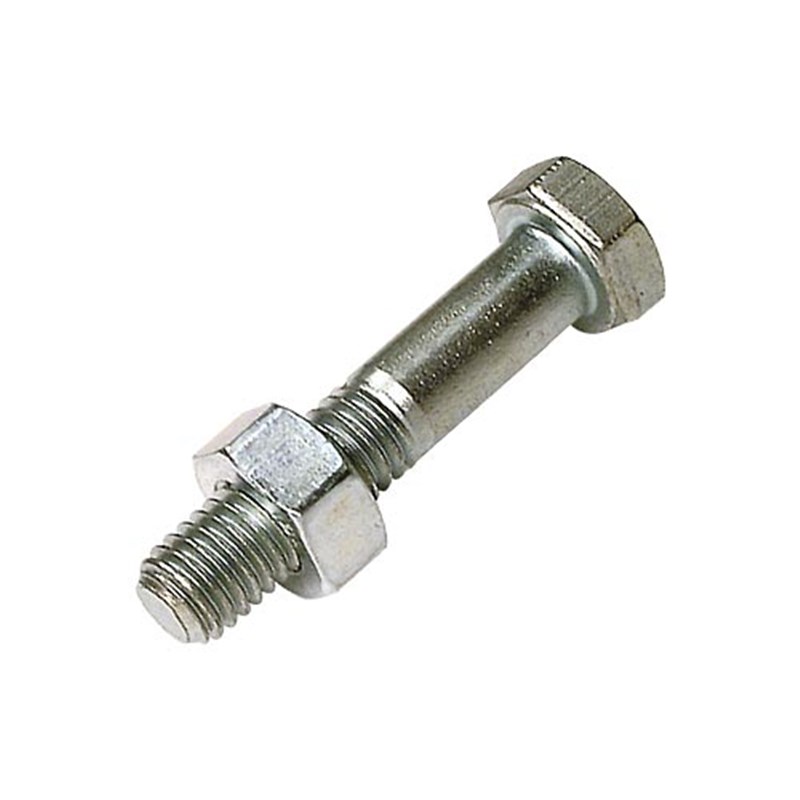M8 x 40 Plated High Tensile Bolt & Nut