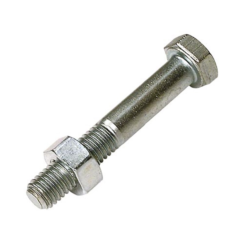 M8 x 50 Plated High Tensile Bolt & Nut