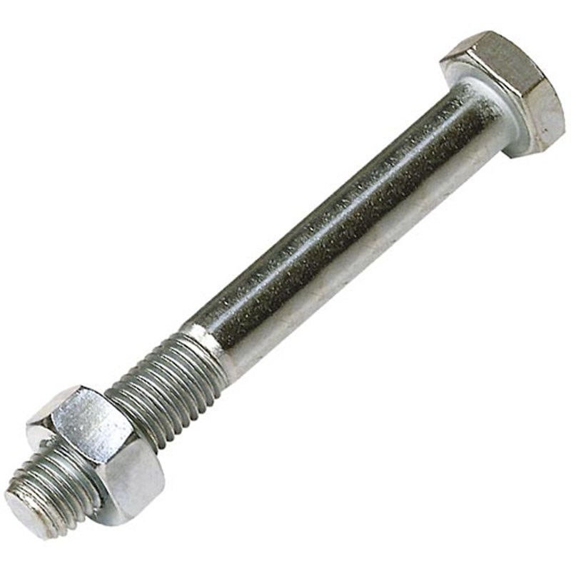 M16 x 100 Plated High Tensile Bolt & Nut