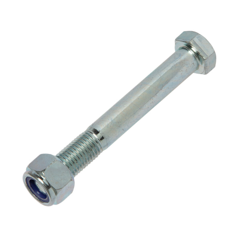 M16 x 120 Plated High Tensile Bolt & Lock Nut (Pk 5)