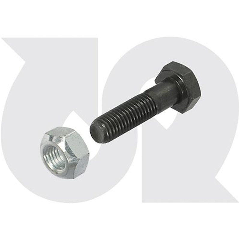 M10 x 40mm Bolt & Lock Nut 