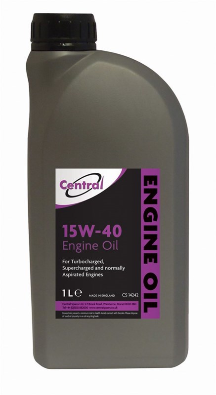 Central Spares, 15W-40 Engine Oil - 1Ltr