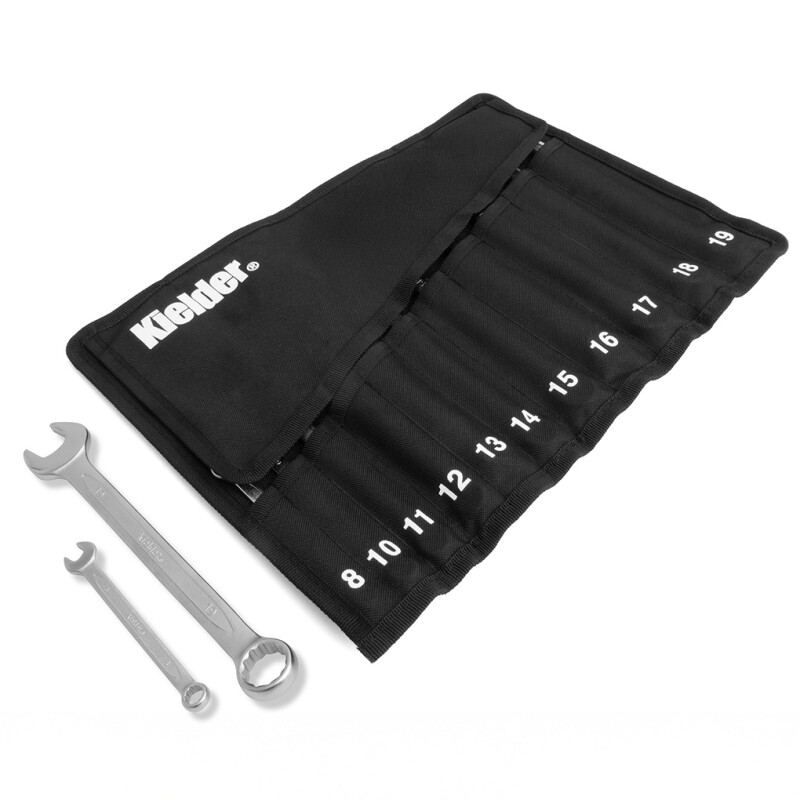11 Piece Kielder Pro-Grade Combination Spanner Set (KWT-209-11)