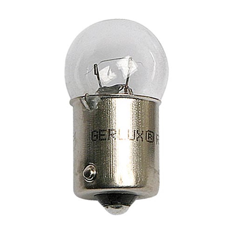 12v Side Light Bulb (207) 5 watt, single pole (Pk 10)