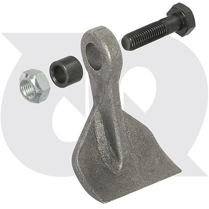 Pack of 32 New Cast Type Gamma Flails c/w 32 Collars, Nuts & Bolts