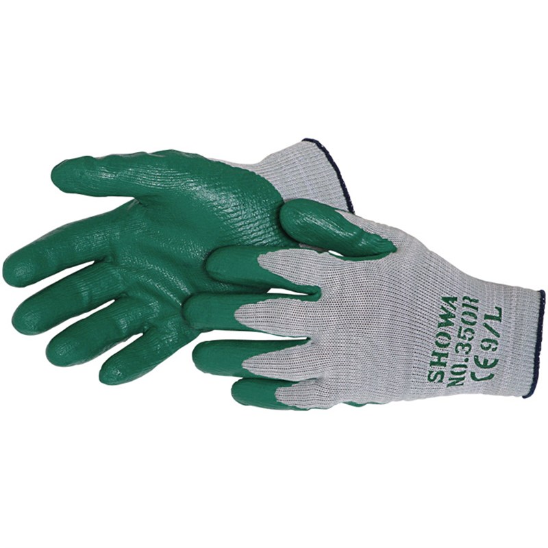 Reflex-N Nitrile Grip Gloves, size 9