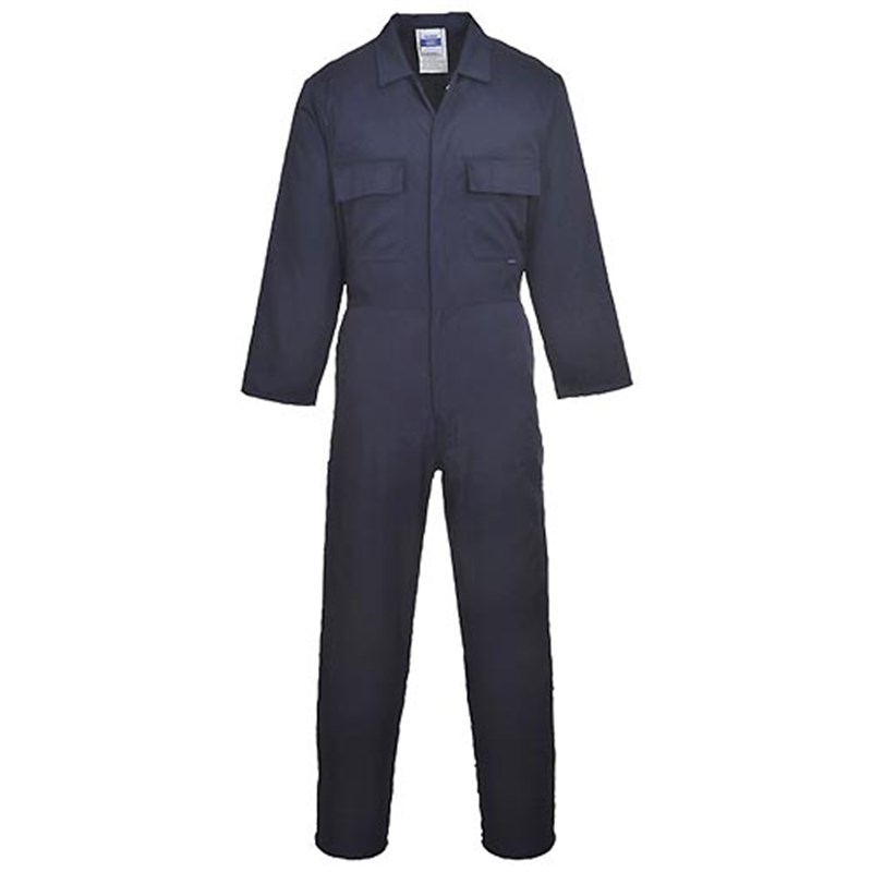 Portwest Poly-cotton Boiler Suit, Medium – Navy