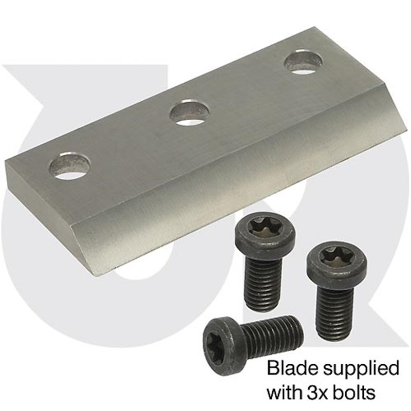 Chipper blade, 3 hole (to fit TIMBERWOLF TW150/TW125) supplied complete with 3 bolts