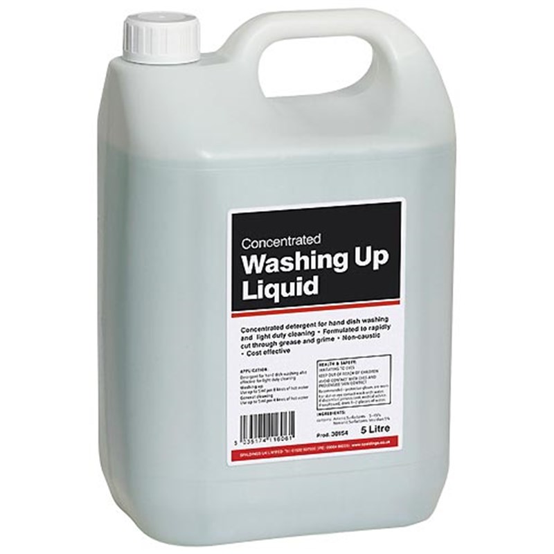 Concentrated Washing Up Liquid, 5 ltr