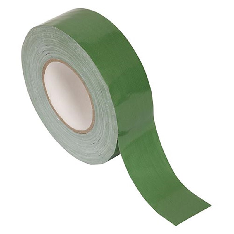 50mm x 50m Green Waterproof Gaffa Tape