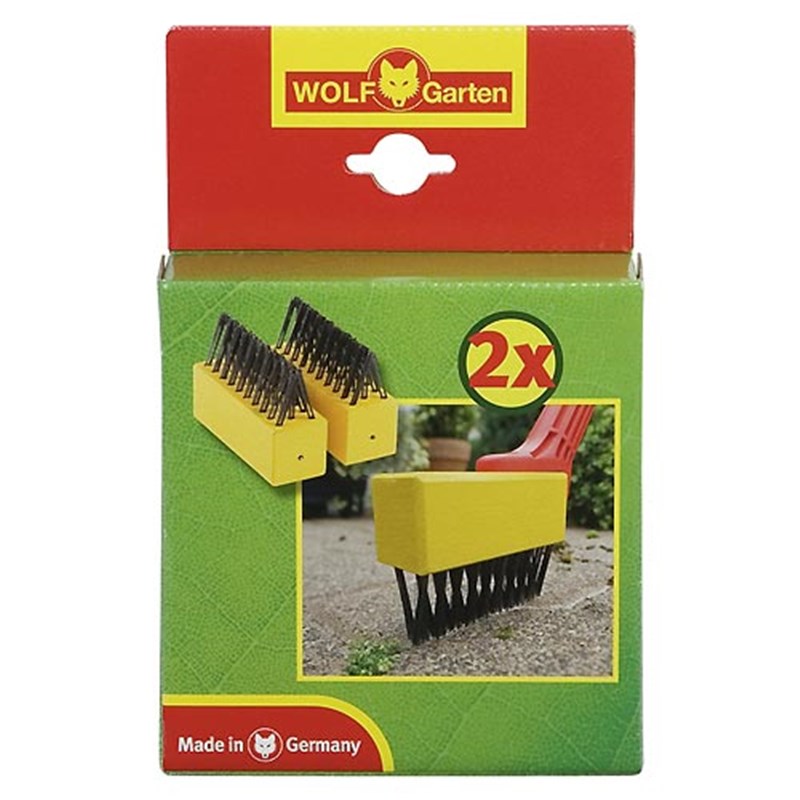 WOLF-Garten Replacement Weeding Brush Heads, Twin Pack (FBME)