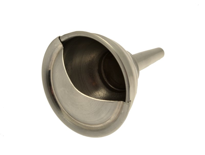 SMALL METAL FUNNEL WITH FILTER