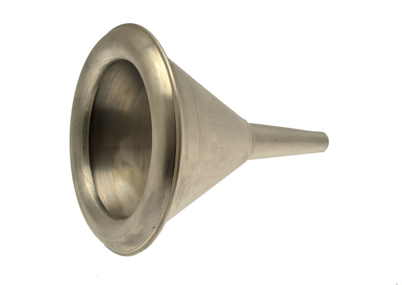 LARGE METAL FUNNEL WITH FILTER
