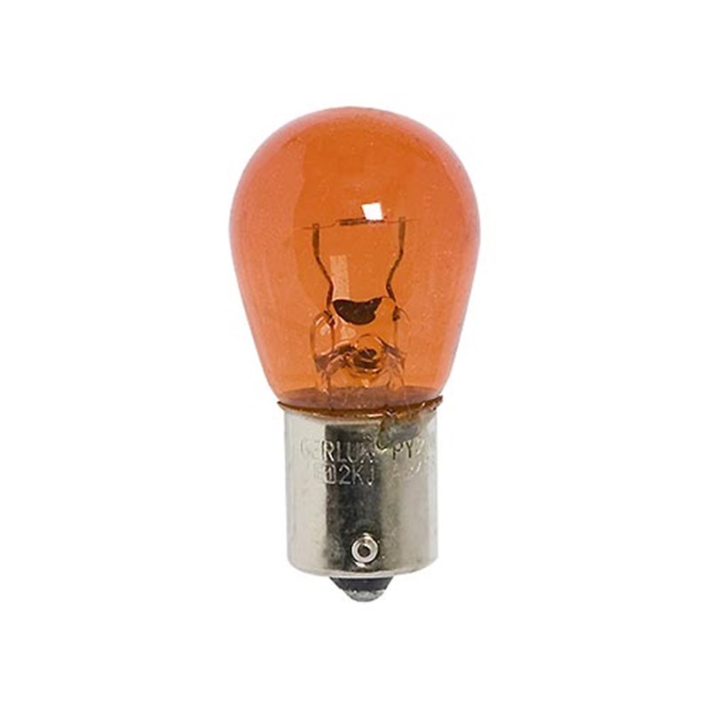 12v Bulb (581) 21 Watt (amber), single contact (Pk 10)