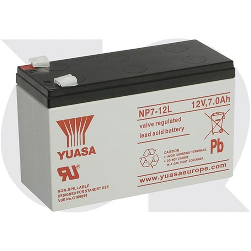 YUASA NP7-12L Flymo Type 12v Sealed Battery. AHR 7